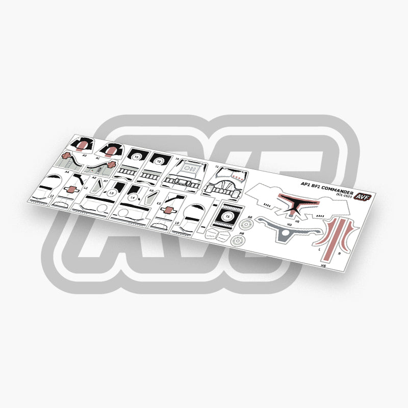 BF1 Commander Decals