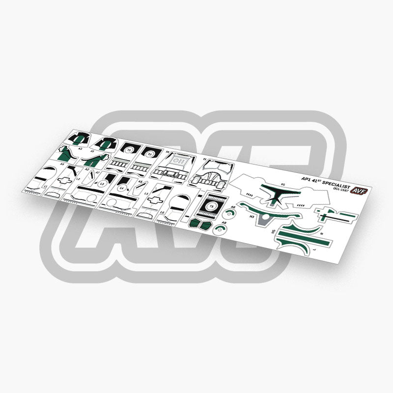 41st Specialist Decals