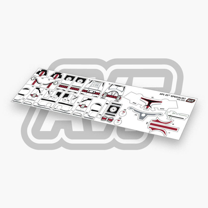 21st Specialist Decals