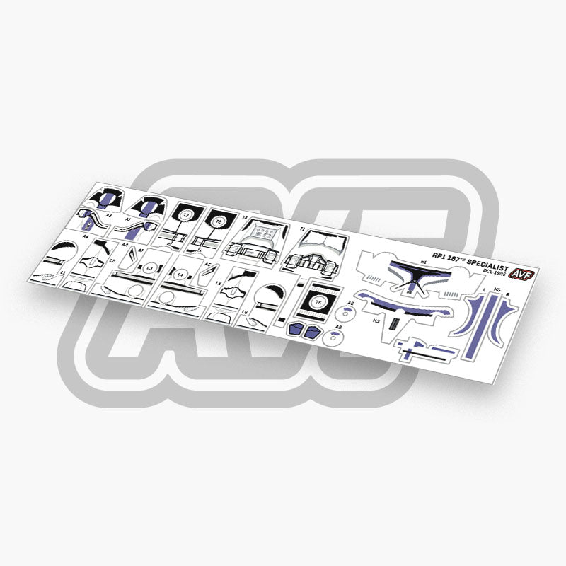 187th Specialist Decals