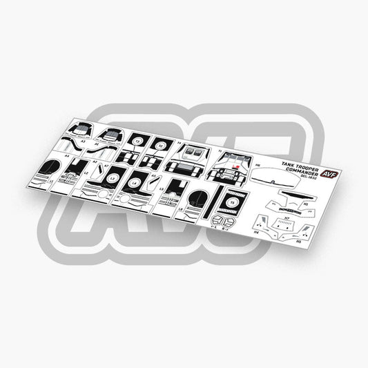 Tank Trooper  Commander Decals