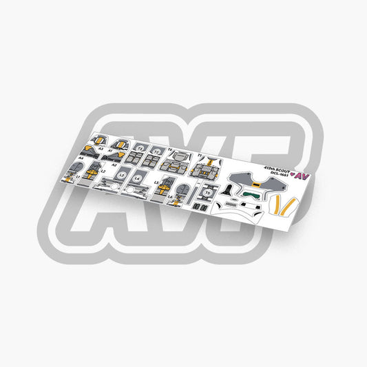 413th Scout Trooper Decals