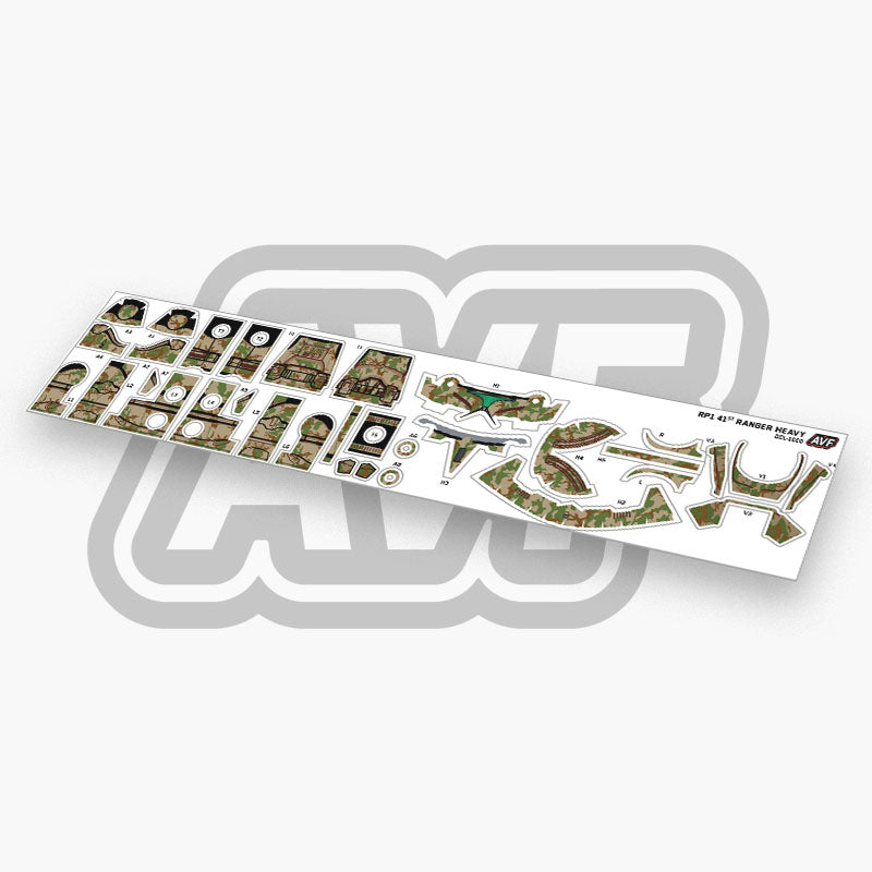 41st Ranger Platoon Heavy Decals