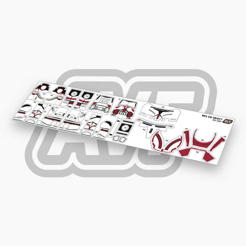 Coruscant Guard Heavy Decals