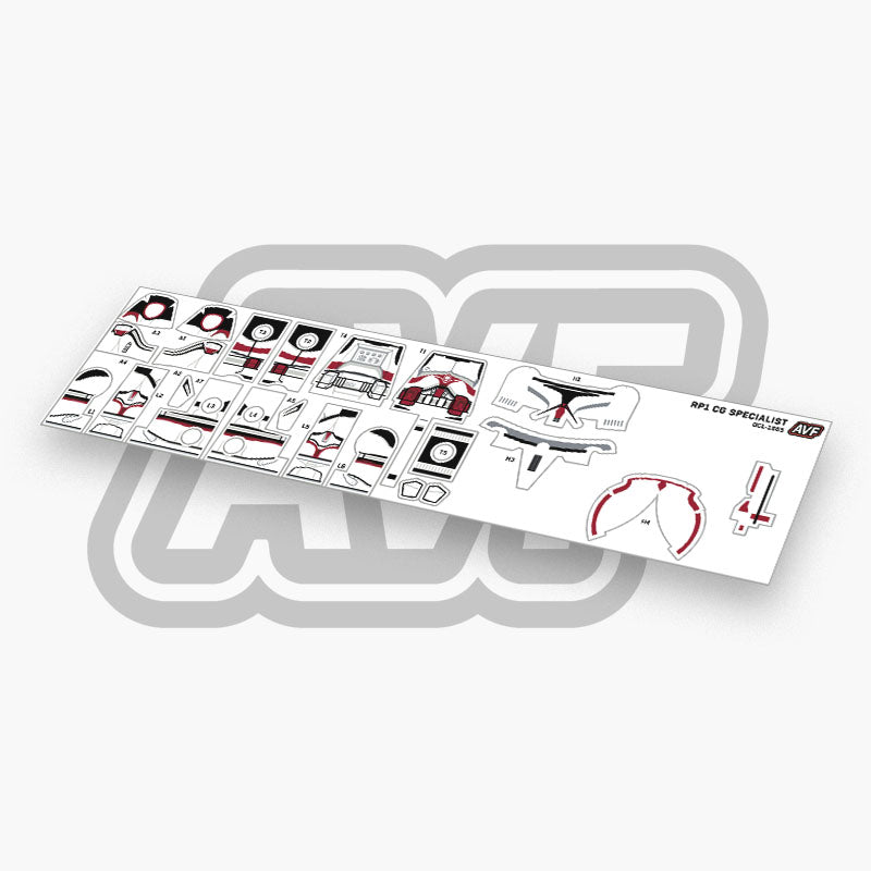 Coruscant Guard Specialist Decals