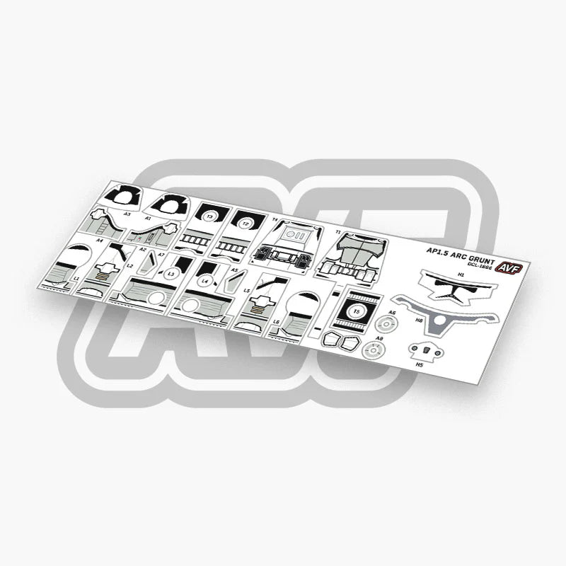 ARC Trooper Grunt Decals