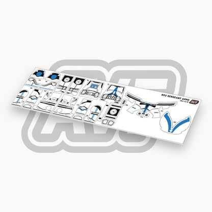 Sergeant Appo Decals