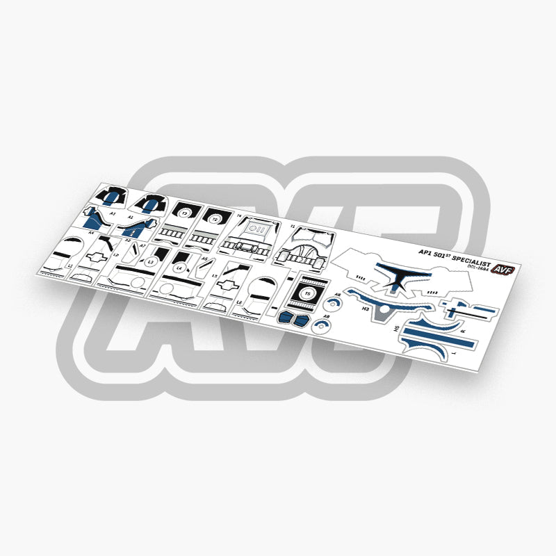501st Specialist Decals