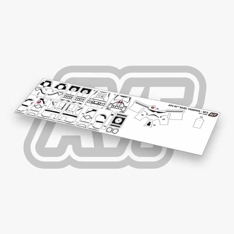 91st BARC Trooper Decals