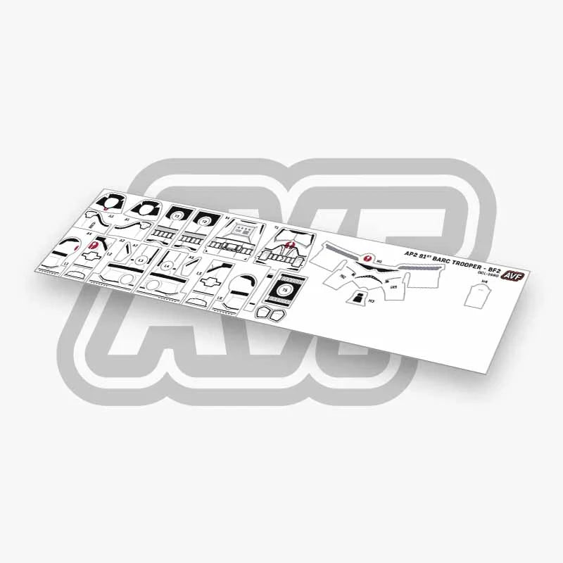 91st BARC Trooper Decals