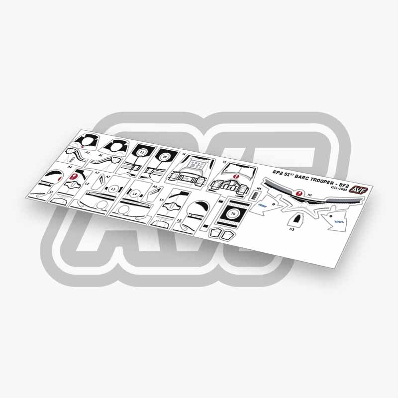 91st BARC Trooper Decals