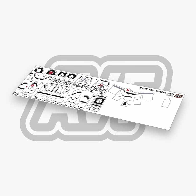 91st BARC Trooper Decals