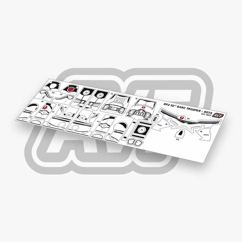 91st BARC Trooper Decals