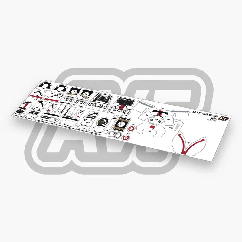 Rogue Clone - Dark Red Decals