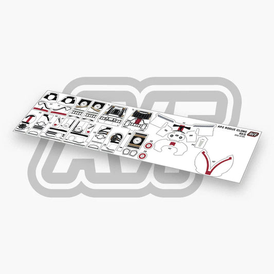 Rogue Clone - Dark Red Decals