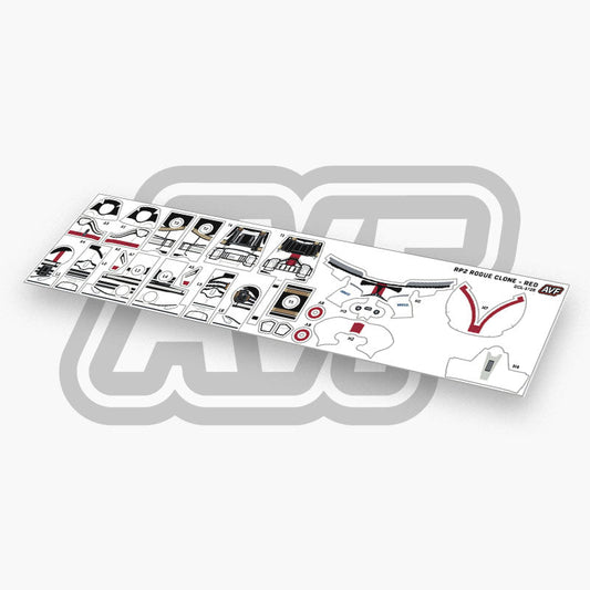Rogue Clone - Dark Red Decals