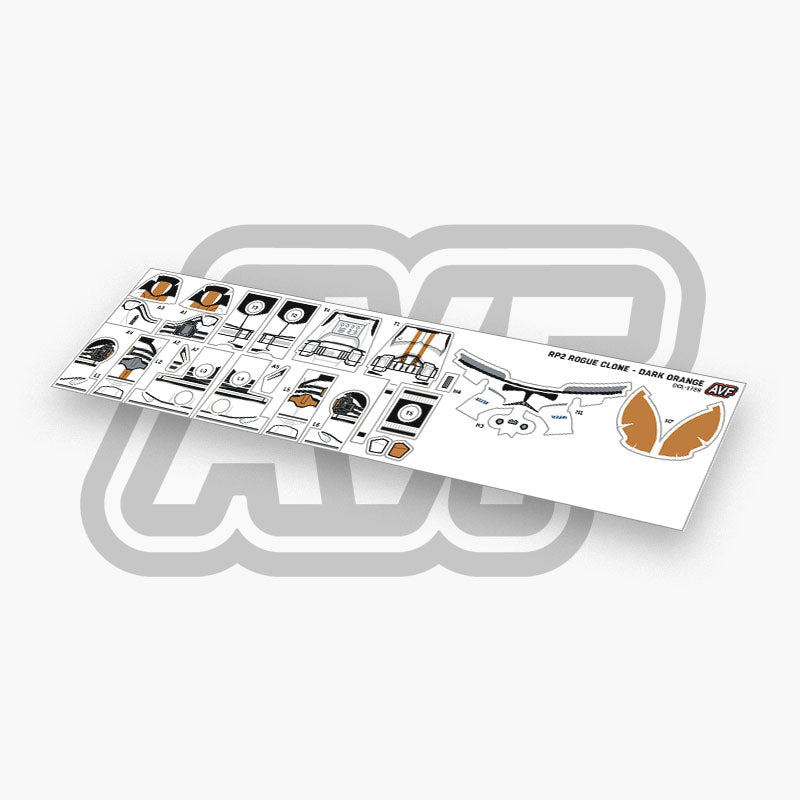Rogue Clone - Dark Orange Decals