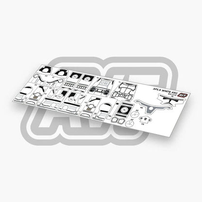 White ARC Trooper Decals