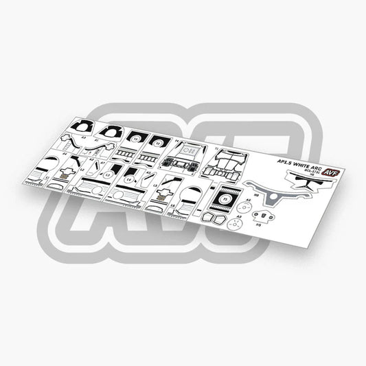 White ARC Trooper Decals