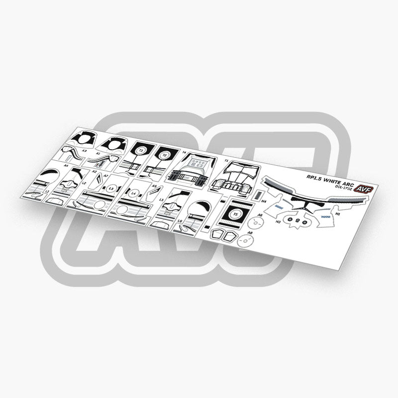 White ARC Trooper Decals
