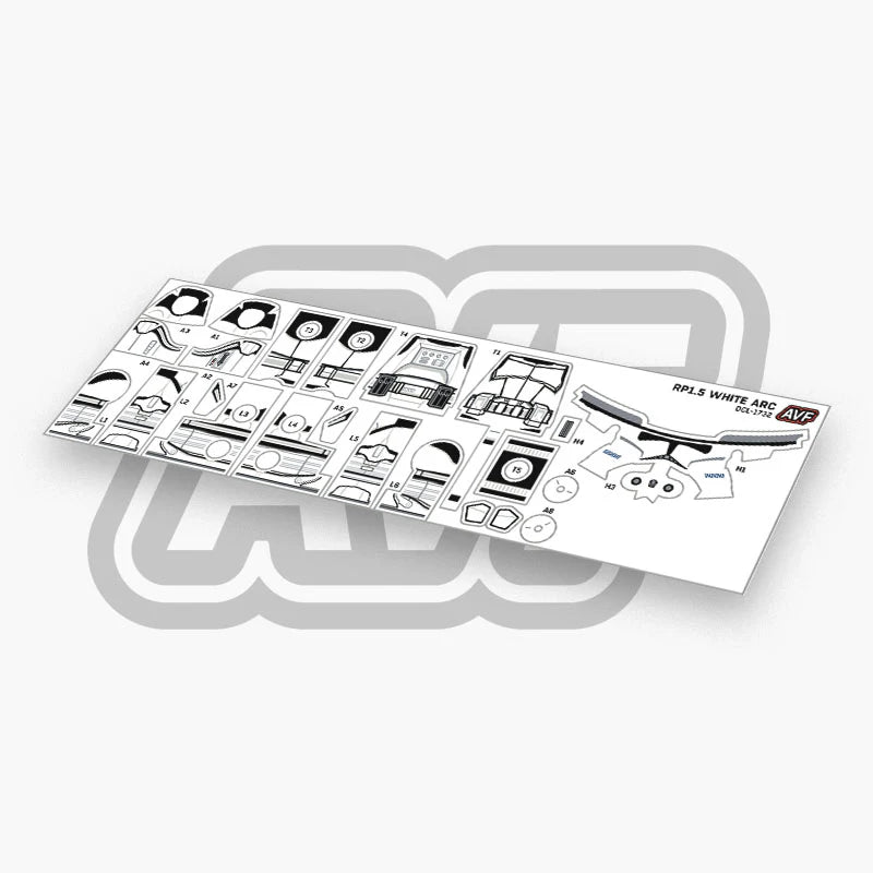White ARC Trooper Decals