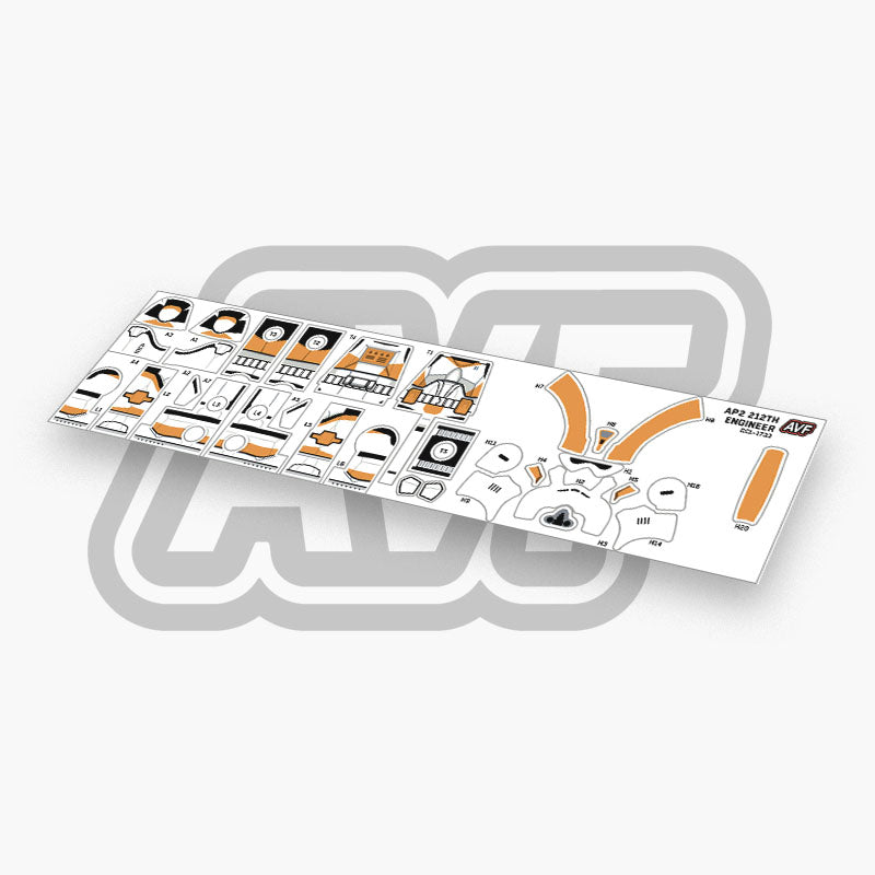 212th Engineer Decals