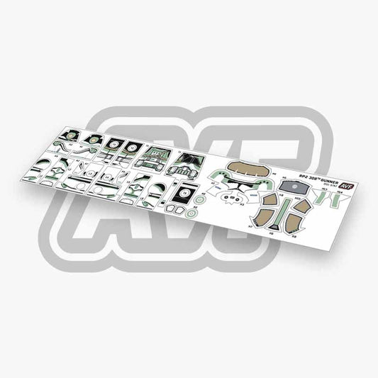 308th Gunner Decals