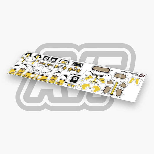 327th Gunner Decals