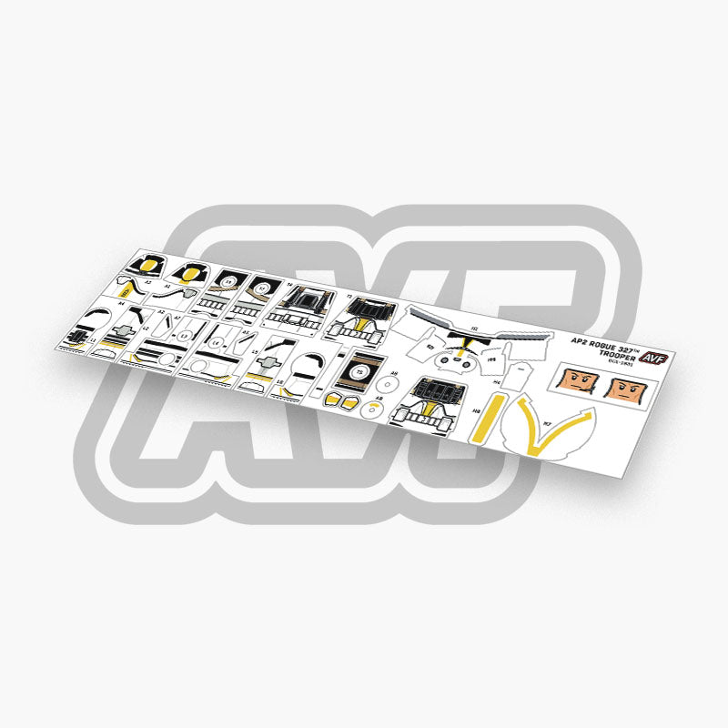 327th Trooper Decals