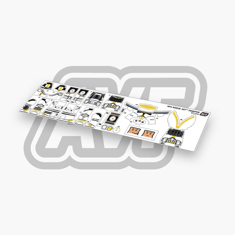 327th Trooper Decals