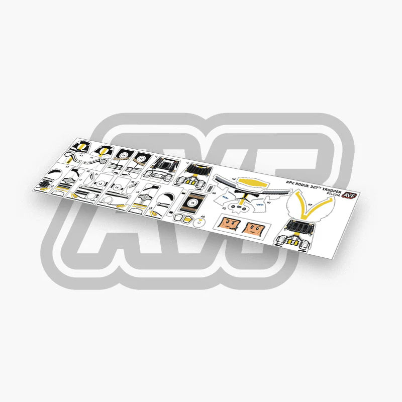 327th Trooper Decals