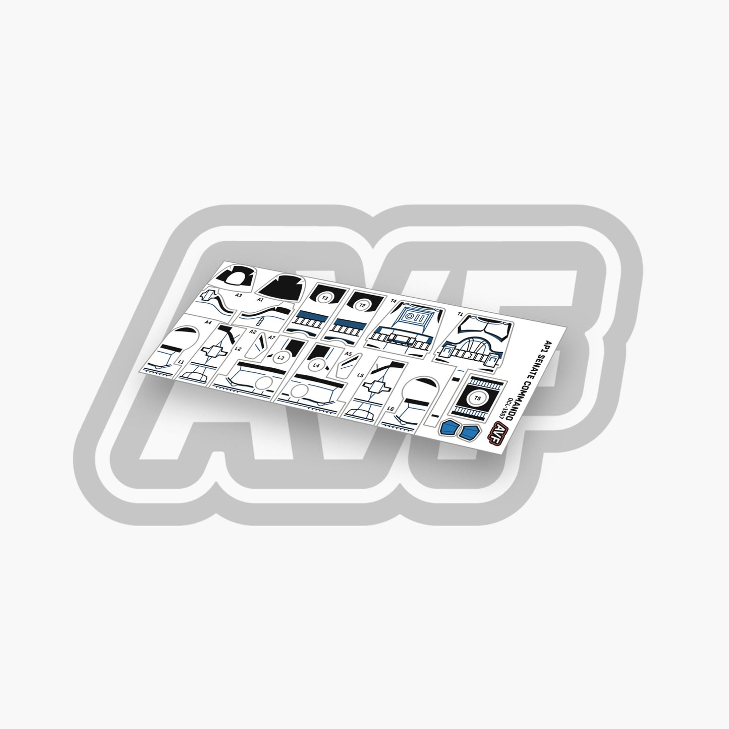 Senate Commando Decals