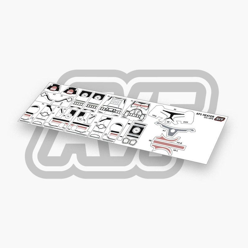 Heater Decals