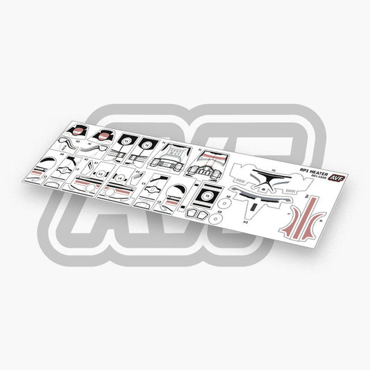 Heater Decals