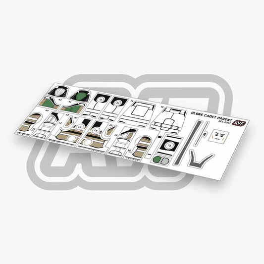 Clone Training Armor Decals