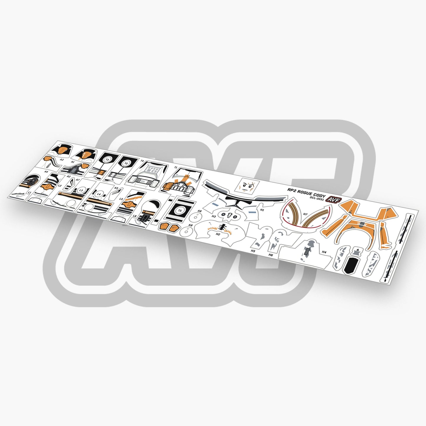 Commander Cody Decals