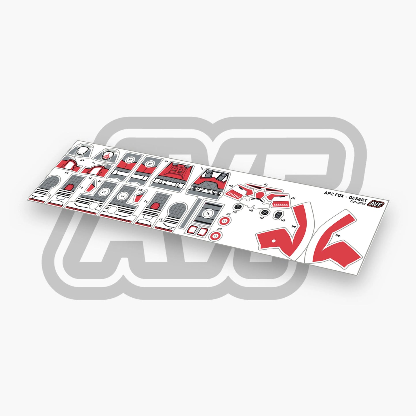 Commander Fox Decals