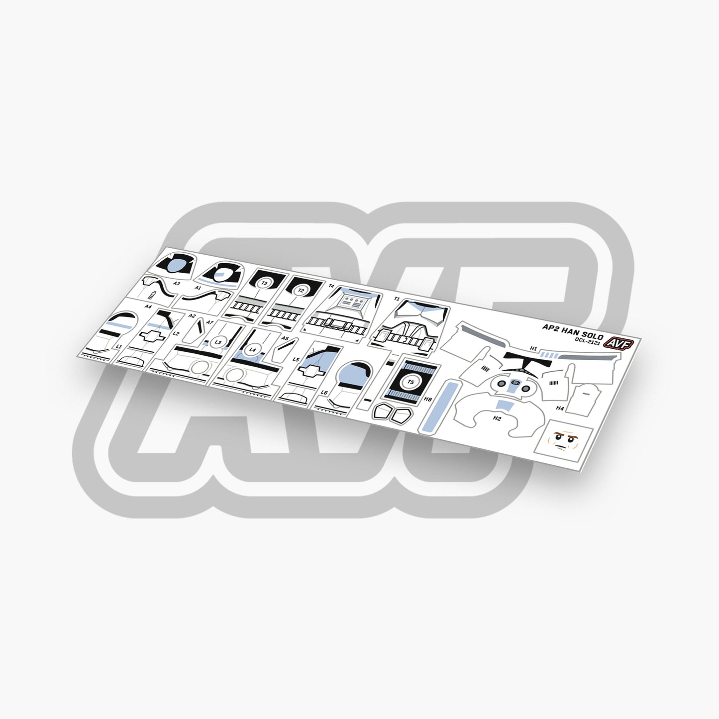 Han Solo (Clone Armor) Decals