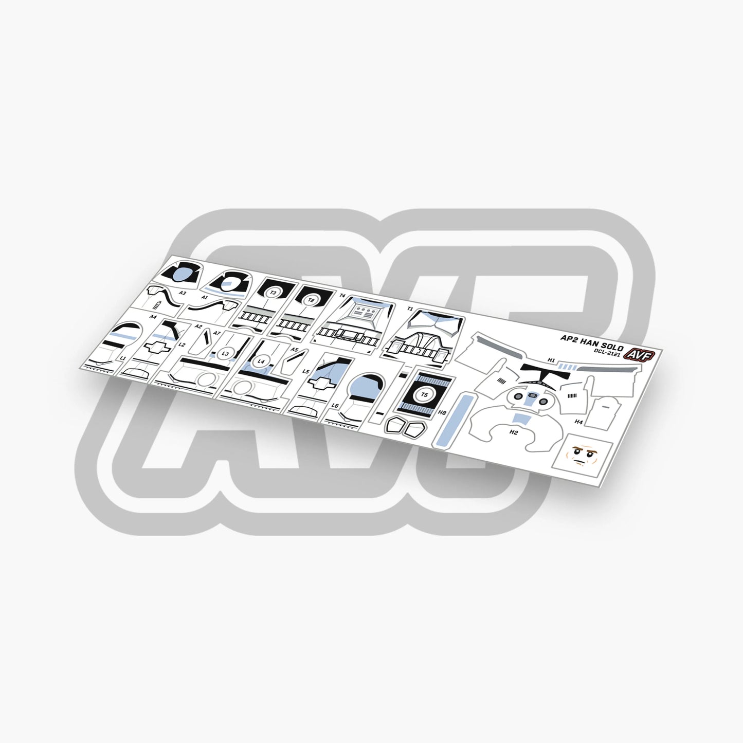 Han Solo (Clone Armor) Decals