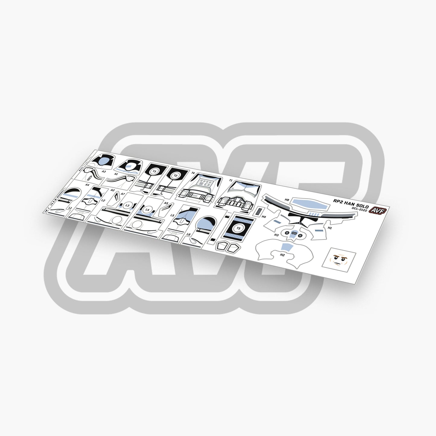 Han Solo (Clone Armor) Decals