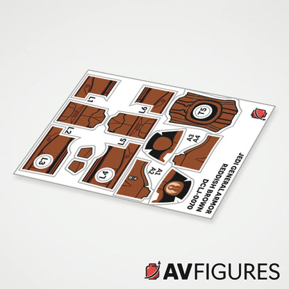 Jedi General Armor Decals