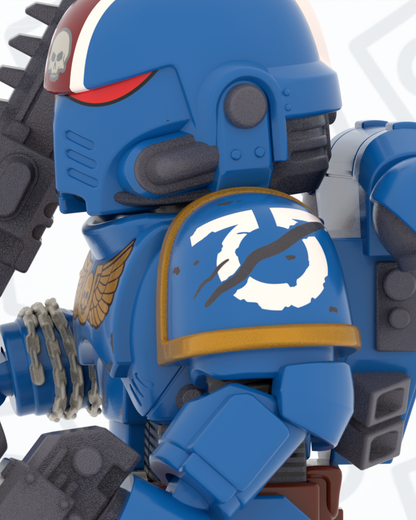 Captain Azure - Pad Printed Figure PRE-ORDER