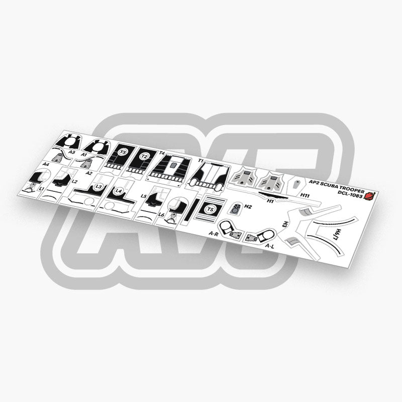 SCUBA Trooper Decals